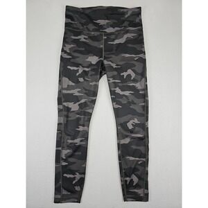 Athleta Ultimate 7/8 Tight Size Small Camo Gray Black Stash Pockets 531773